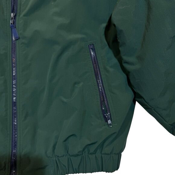 Vintage Eddie Bauer Polartec Lined Nylon Jacket XL Forest/Hunter Green - Picture 5 of 16